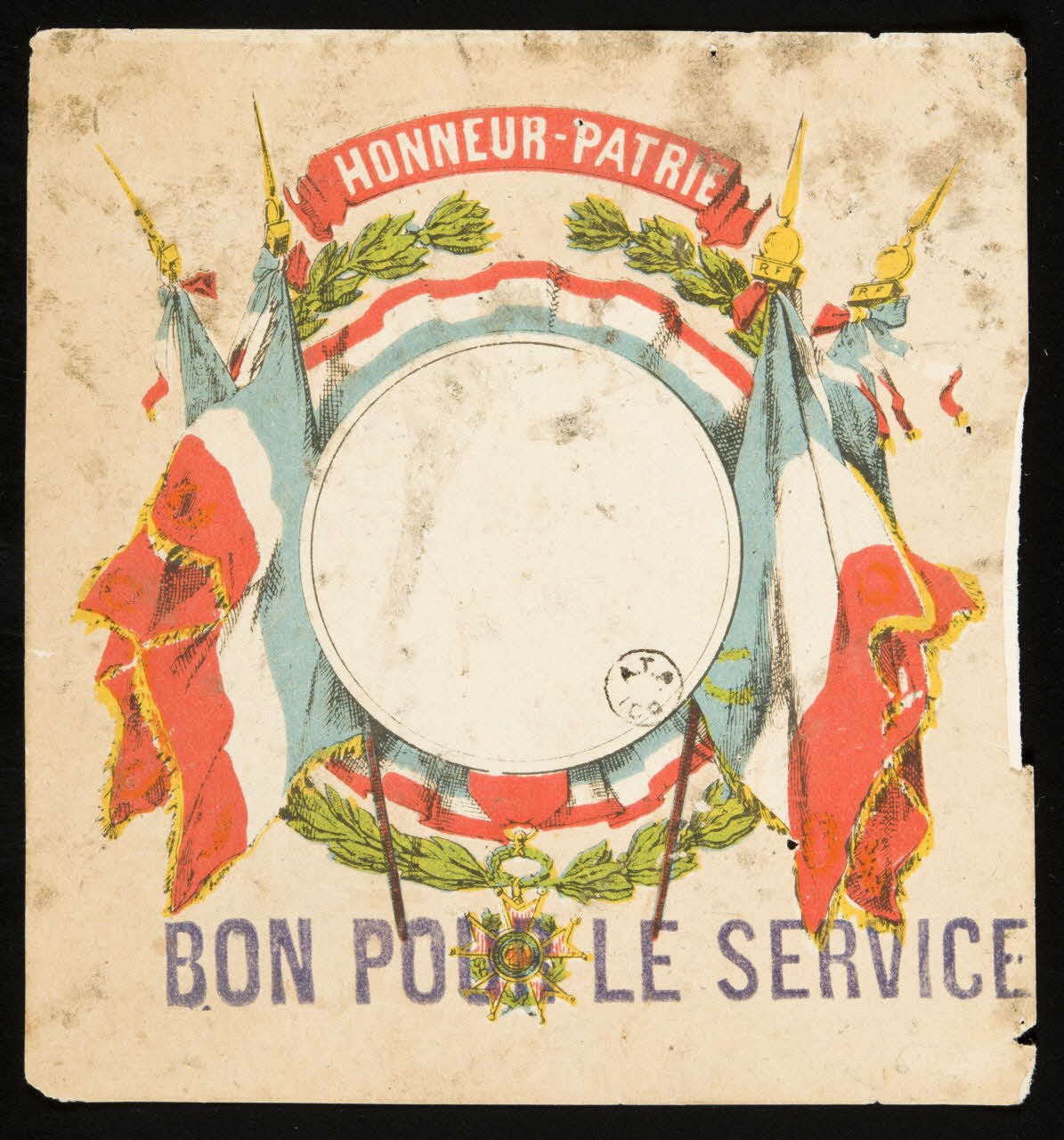 estampe HONNEUR-PATRIE 1961.20.559 Photo