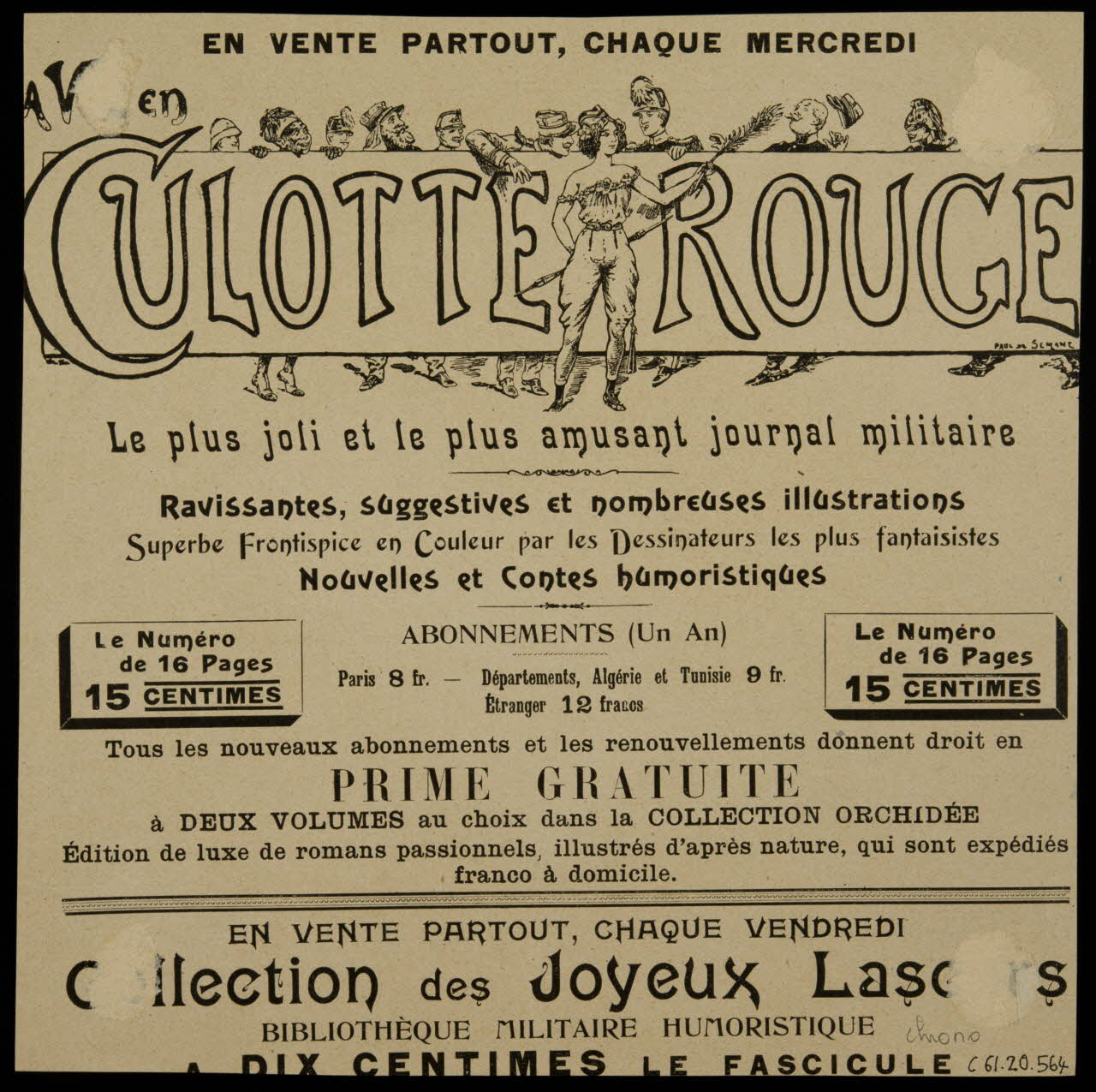 estampe Tirage au sort 1961.20.564 Photo