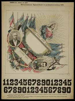 estampe NUMERO DE TIRAGE AU SORT 1961.20.565 Photo