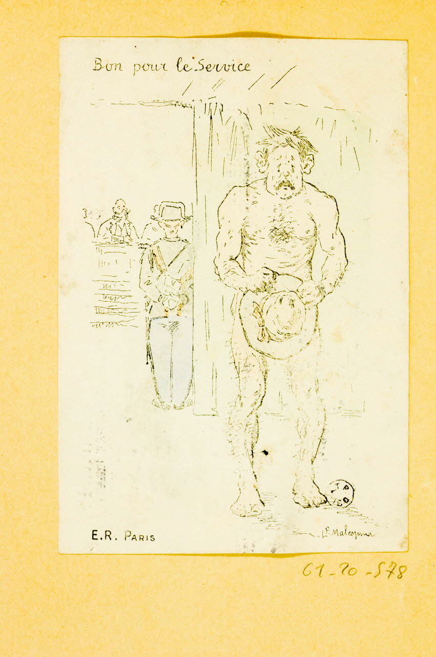 estampe Bon pour le Service 1961.20.578 Photo