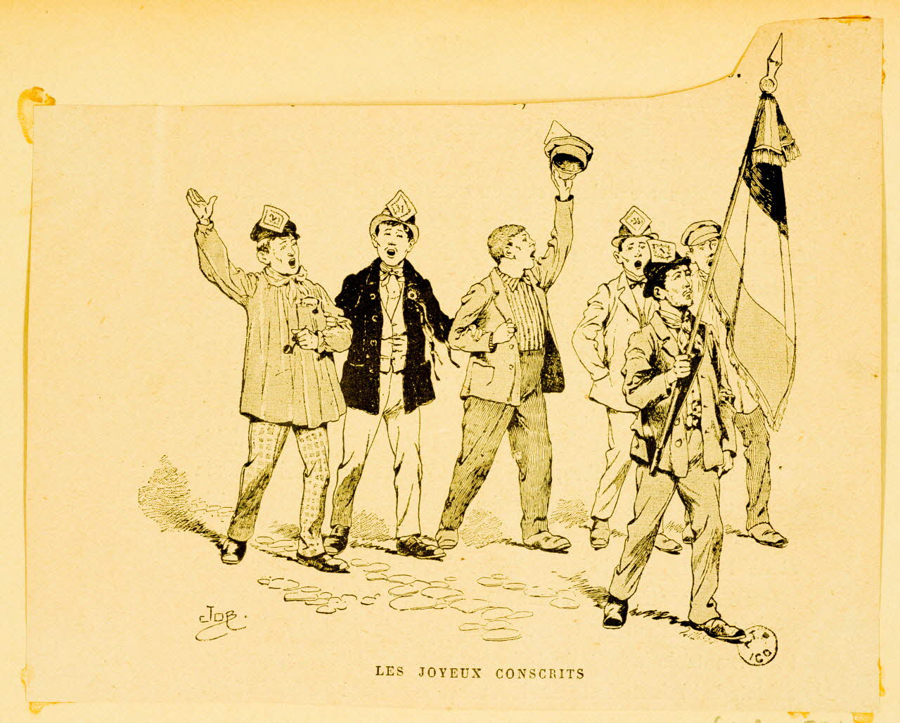 estampe LES JOYEUX CONSCRITS 1961.20.581 Photo