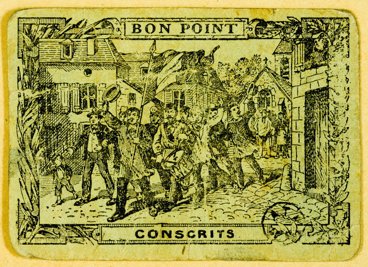 estampe BON POINT  CONSCRIT 1961.20.587 Photo