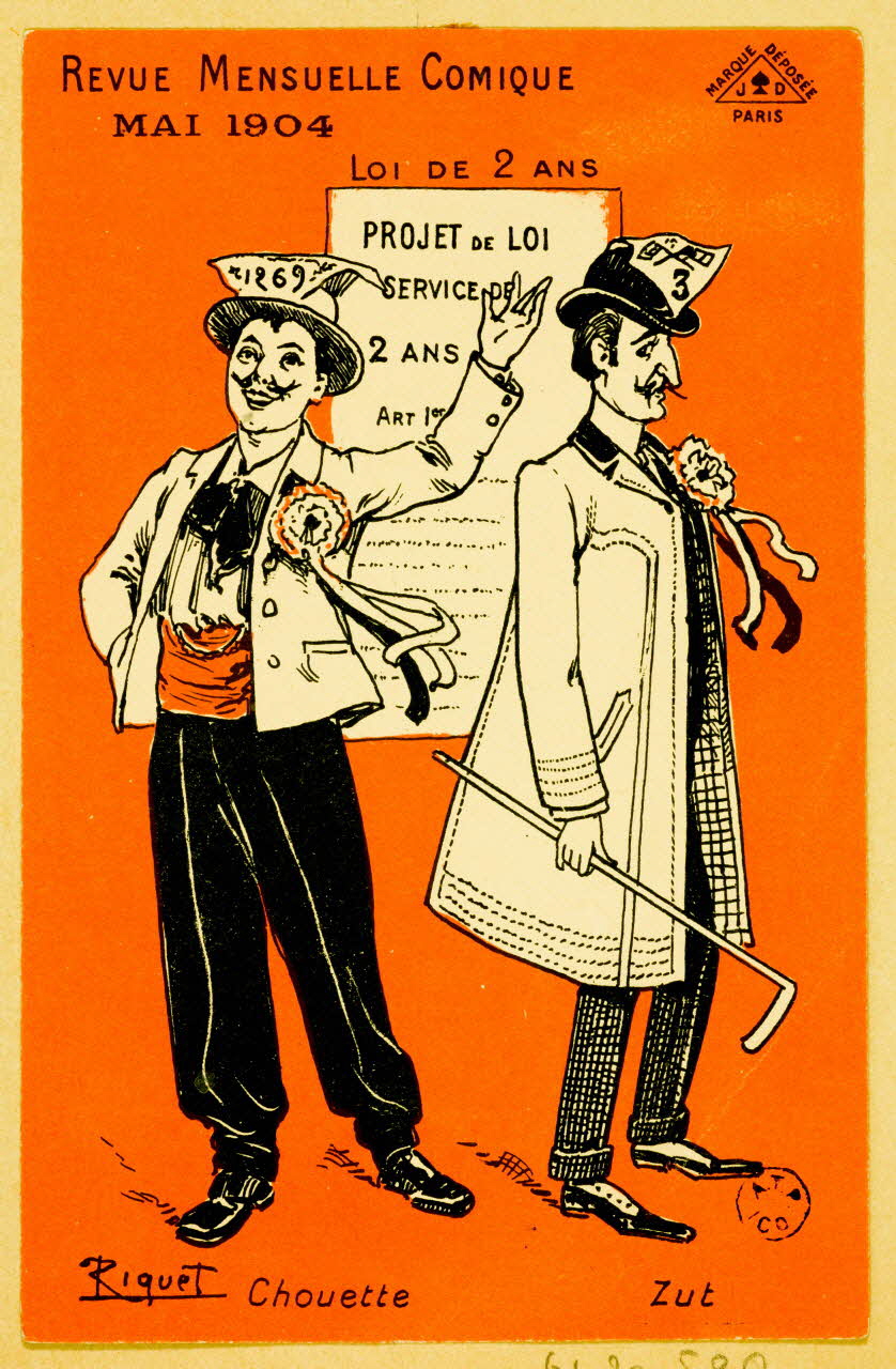 estampe REVUE MENSUELLE COMIQUE  MAI 1904 1961.20.589 Photo