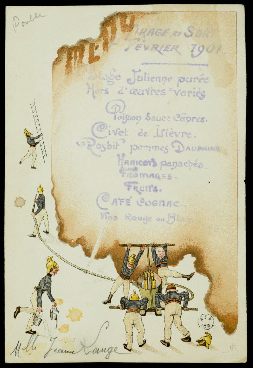 estampe TIRAGE AU SORT  FEVRIER 1901 1961.20.607 Photo