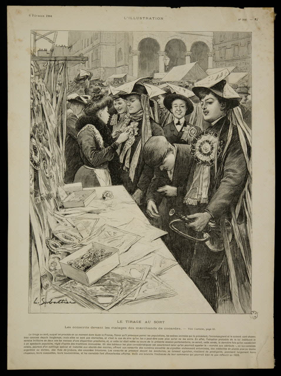 estampe LE TIRAGE AU SORT 1961.20.641 Photo
