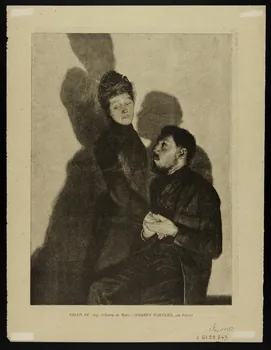 estampe SALON DE 1891 (Champ de Mars) : LES CONSCRITS, par DAGNAN-BOUVERET. 1961.20.643  Photo
