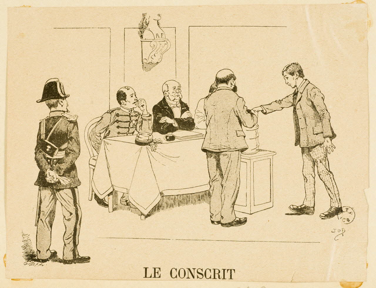 estampe LE CONSCRIT 1961.20.655 Photo