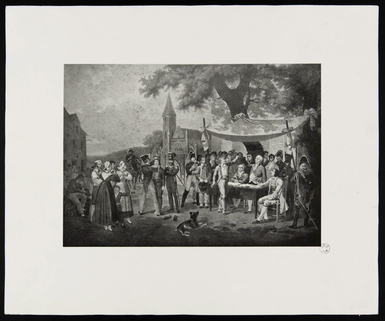 estampe Appel des conscrits 1961.20.662 Photo