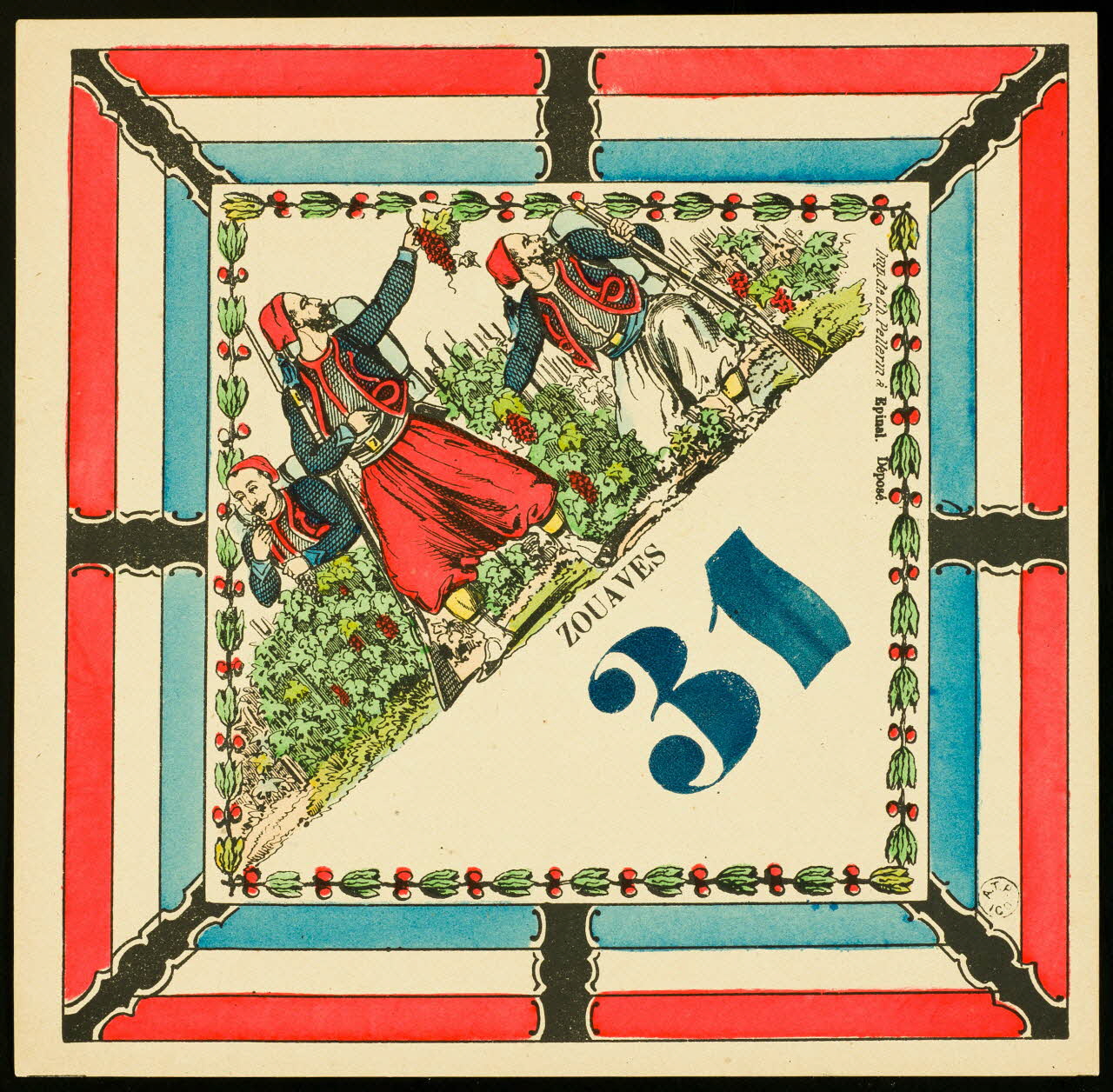 estampe ZOUAVES 1961.20.68 Photo