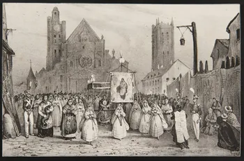 estampe Procession religieuse 1961.47.2 Photo