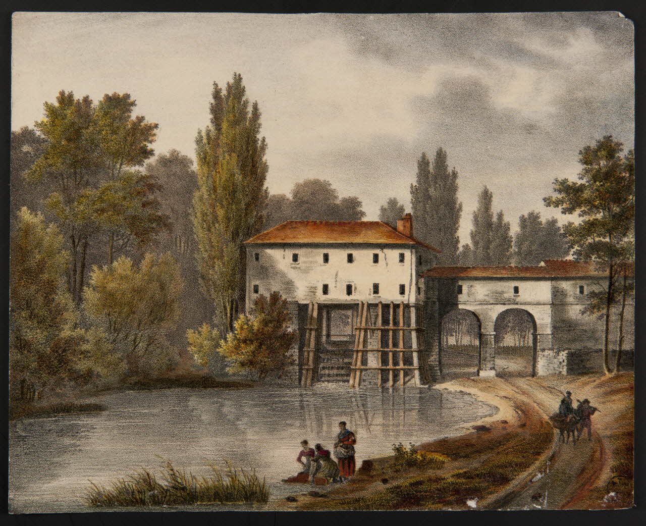 estampe Moulin et cours d'eau 1961.47.7 Photo