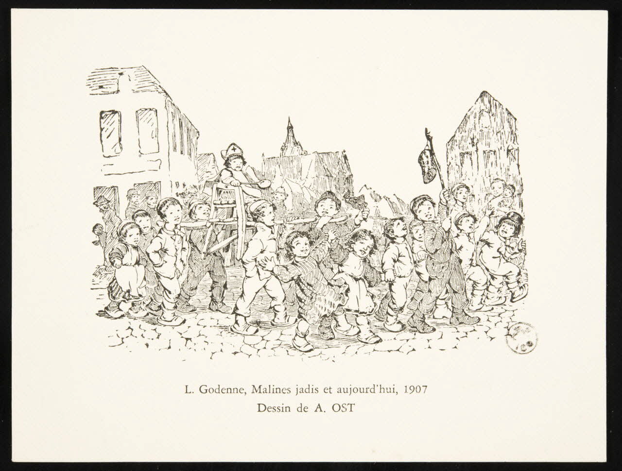 estampe Enfants défilant dans la rue 1961.61.2 Photo