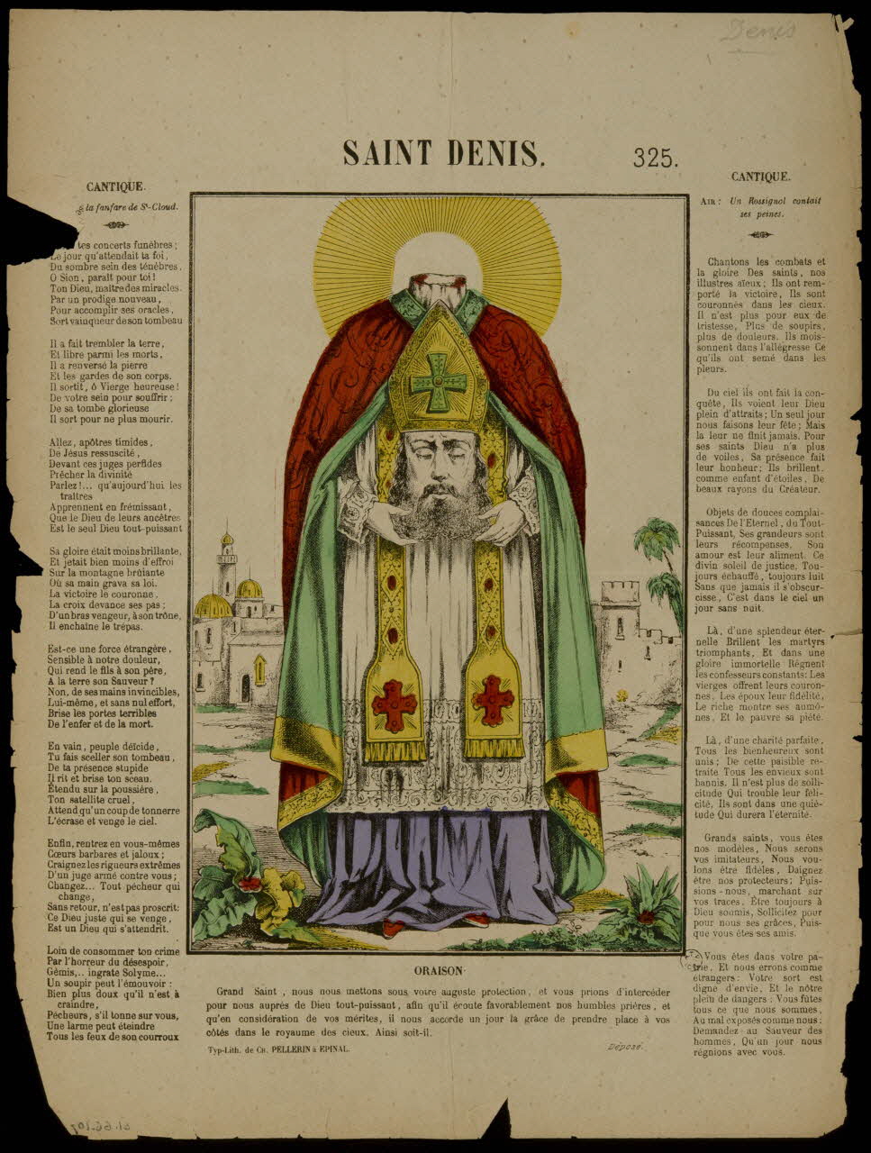 estampe SAINT DENIS. 1961.66.107 Photo