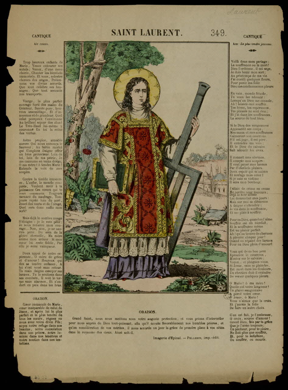 estampe SAINT LAURENT. 1961.66.111 Photo