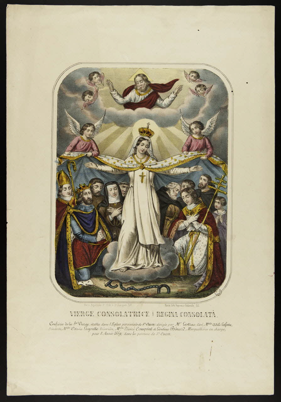 estampe VIERGE CONSOLATRICE 1961.66.135 Photo