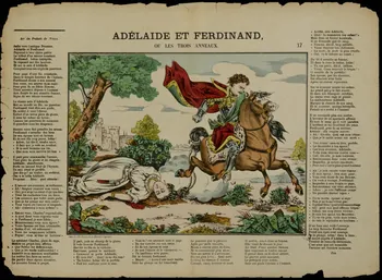 estampe ADELAIDE ET FERDINAND,  OU LES TROIS ANNEAUX. 1961.66.136 Photo