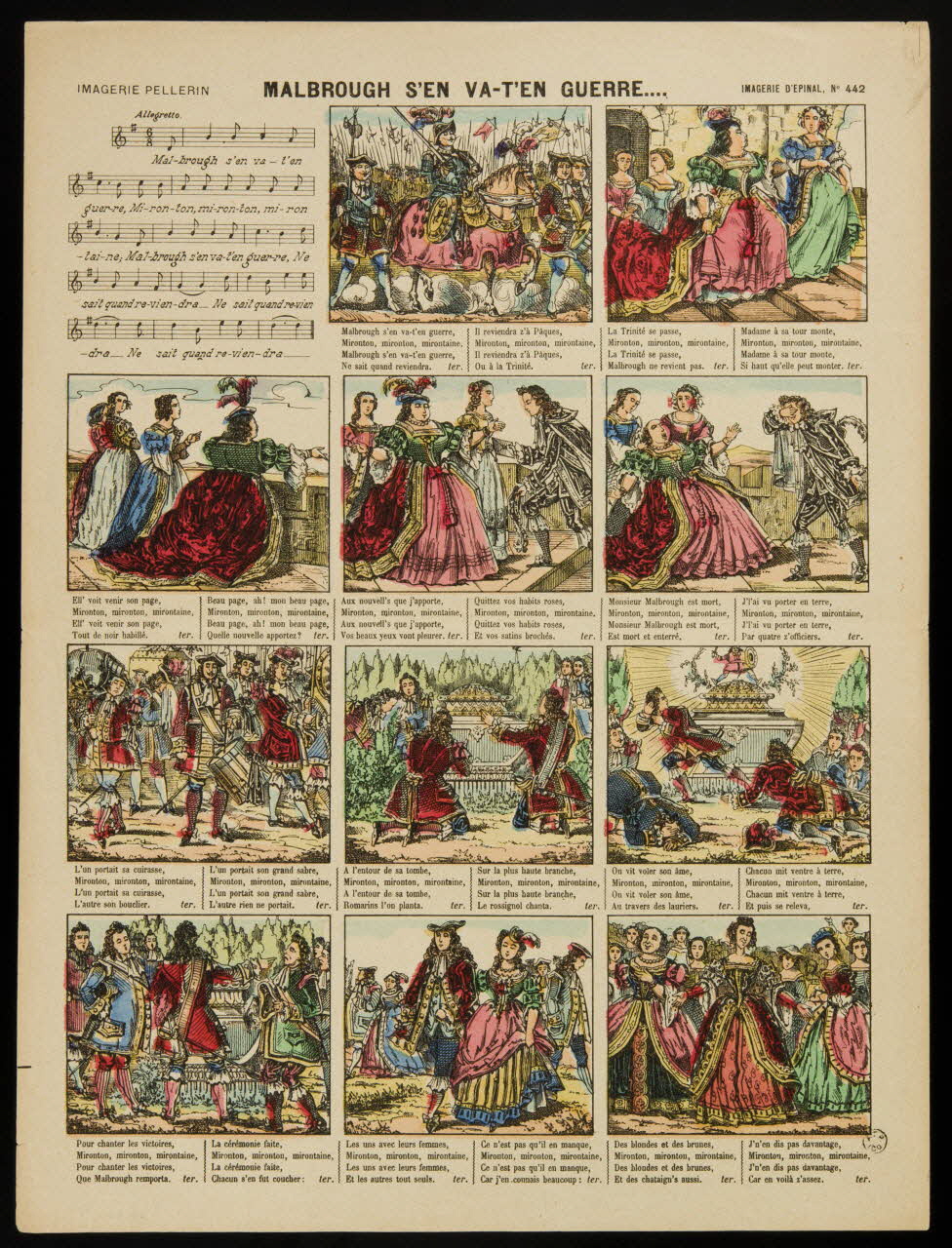 estampe MALBROUGH S'EN VA-T'EN GUERRE .... 1961.66.151 Photo
