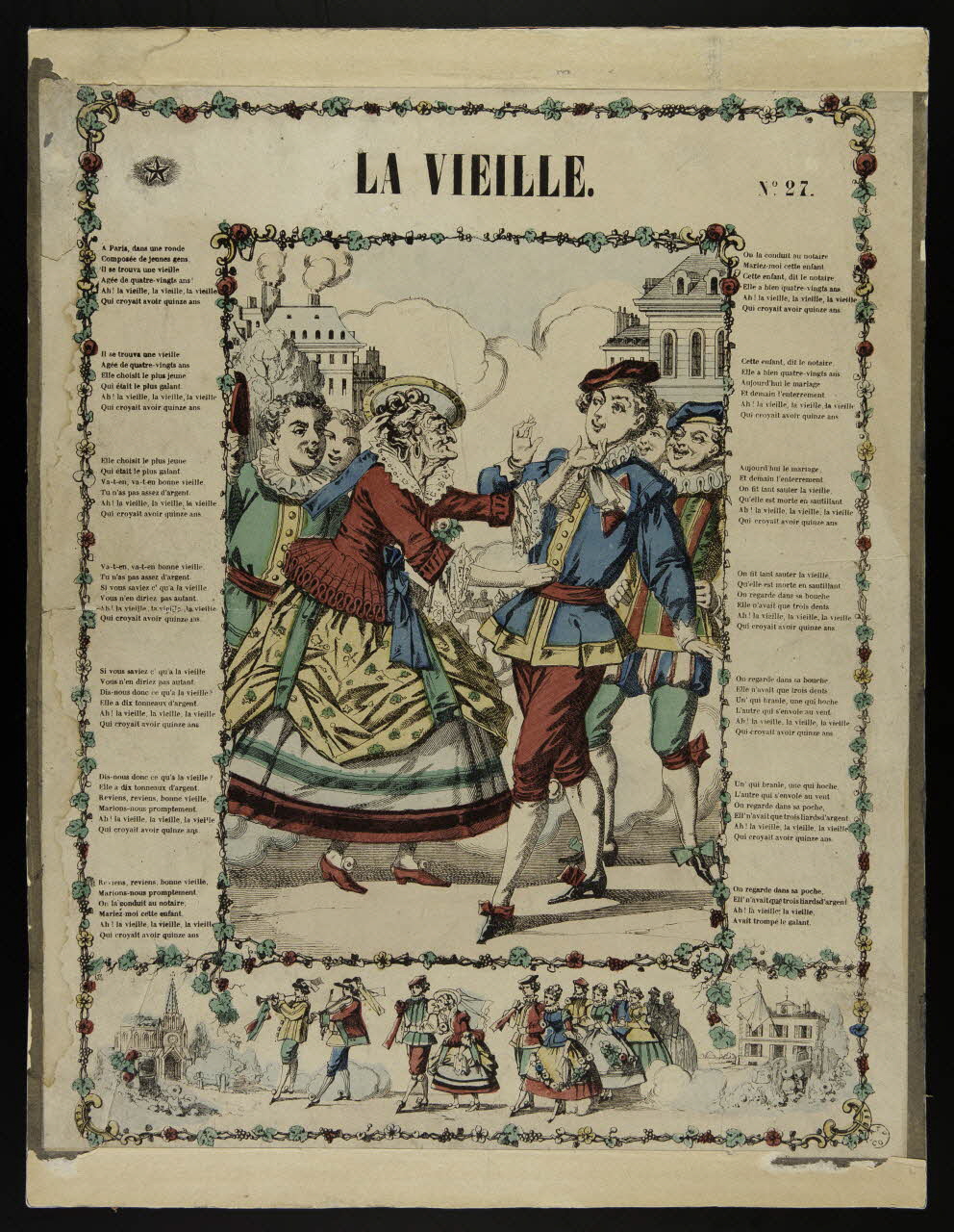 estampe LA VIEILLE. 1961.66.159 Photo