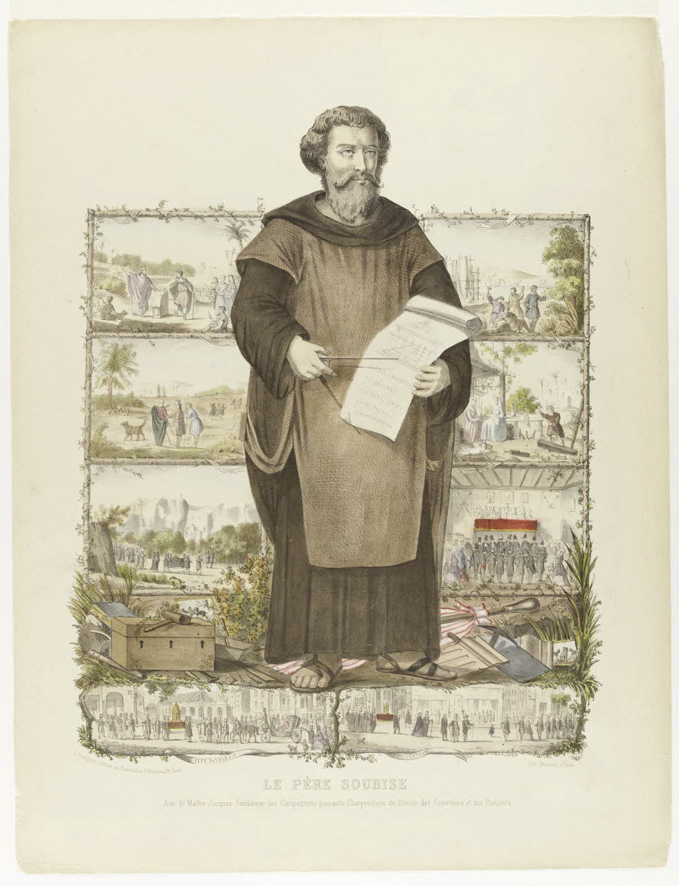 estampe LE PERE SOUBISE 1961.66.82 Photo