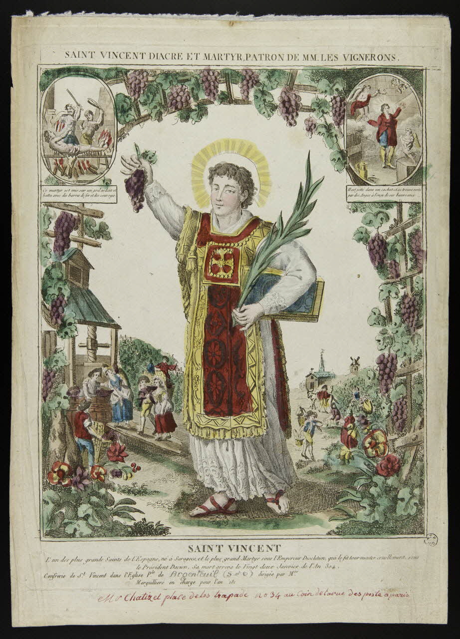 estampe SAINT VINCENT 1961.66.93 Photo