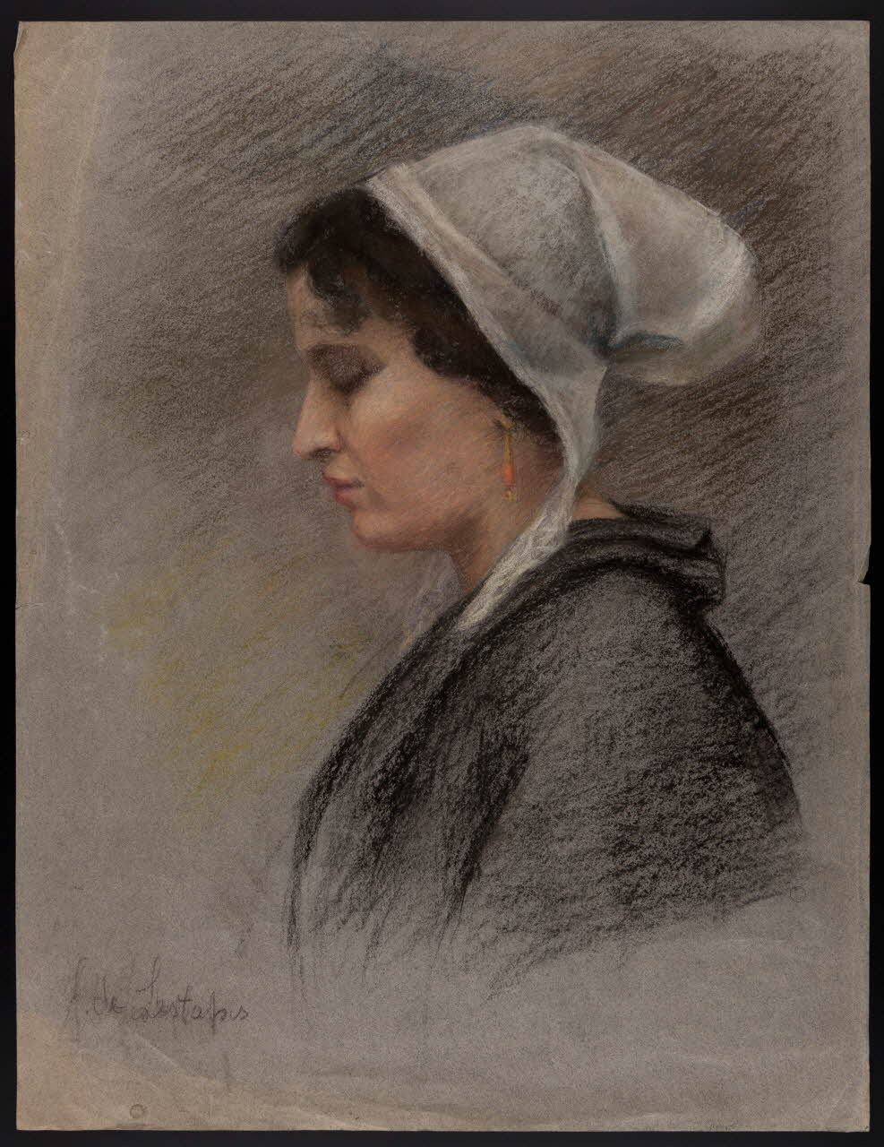 dessin Portrait de femme 1961.7.2 Photo