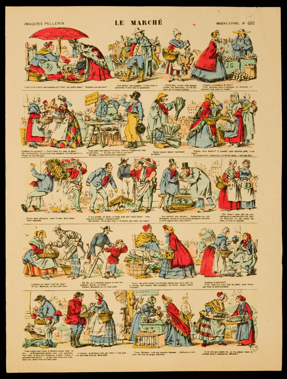 estampe LE MARCHE 1961.8.11 Photo