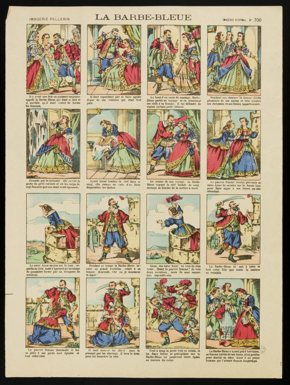 estampe LA BARBE-BLEUE 1961.8.14 Photo