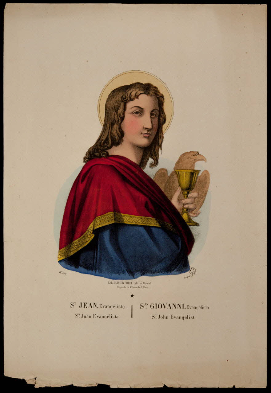 estampe St JEAN, Evangéliste. 1961.8.17 Photo