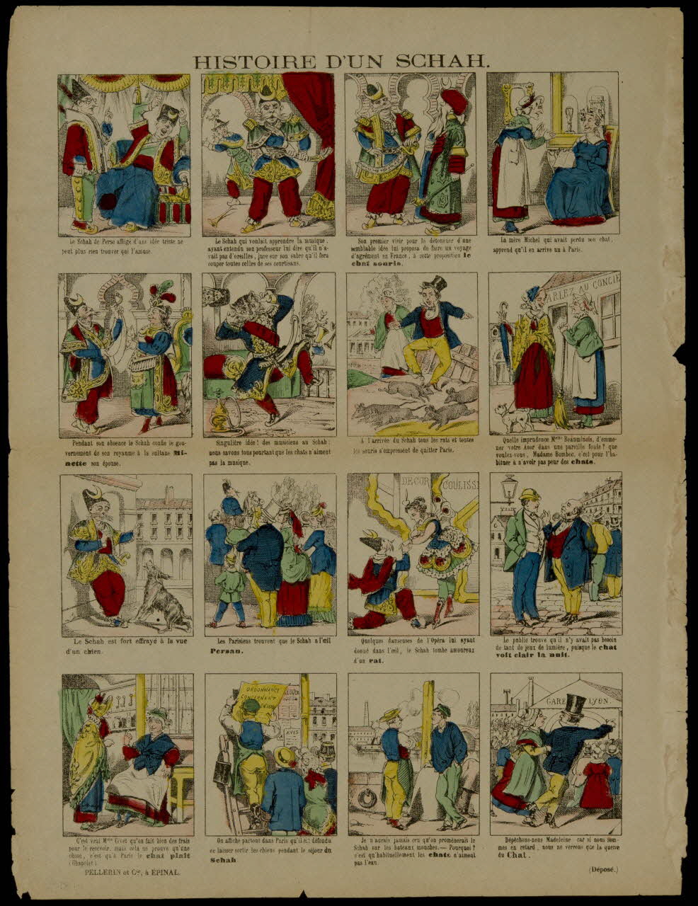 estampe HISTOIRE D'UN SCHAH. 1961.81.2 Photo