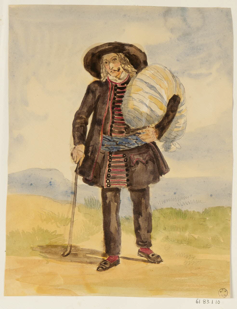 dessin Portrait d'homme 1961.83.1.10 Photo