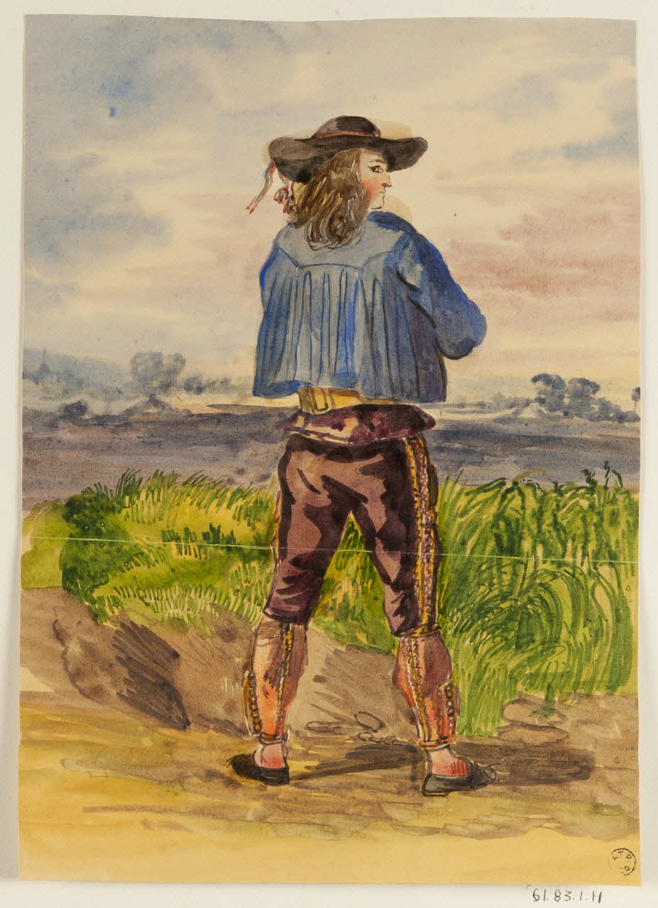 dessin Le Faouet. Morbihan 1961.83.1.11 Photo