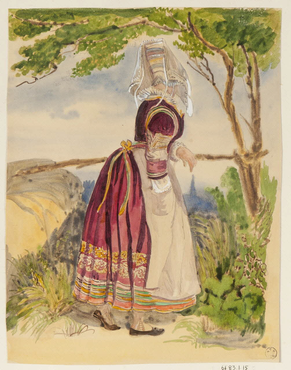 dessin Douarnenez 1961.83.1.15 Photo