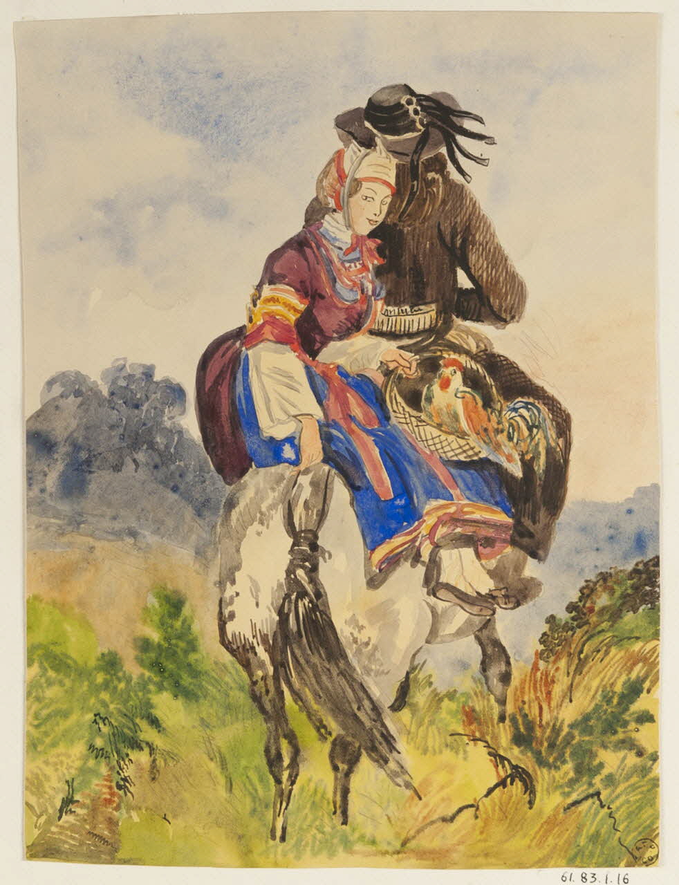 dessin Pont l'Abbé 1961.83.1.16 Photo