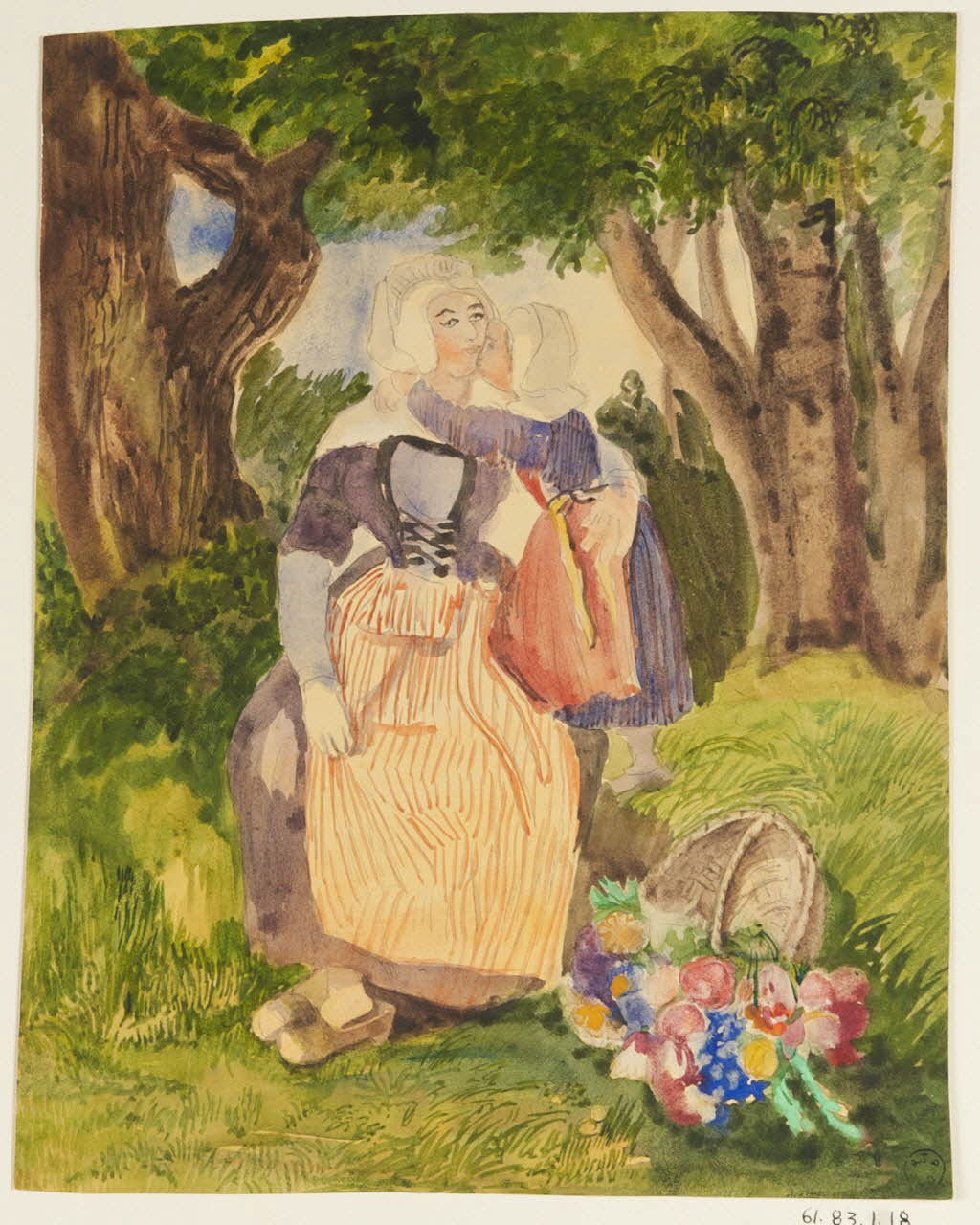 dessin Le Faou finistère 1961.83.1.18 Photo