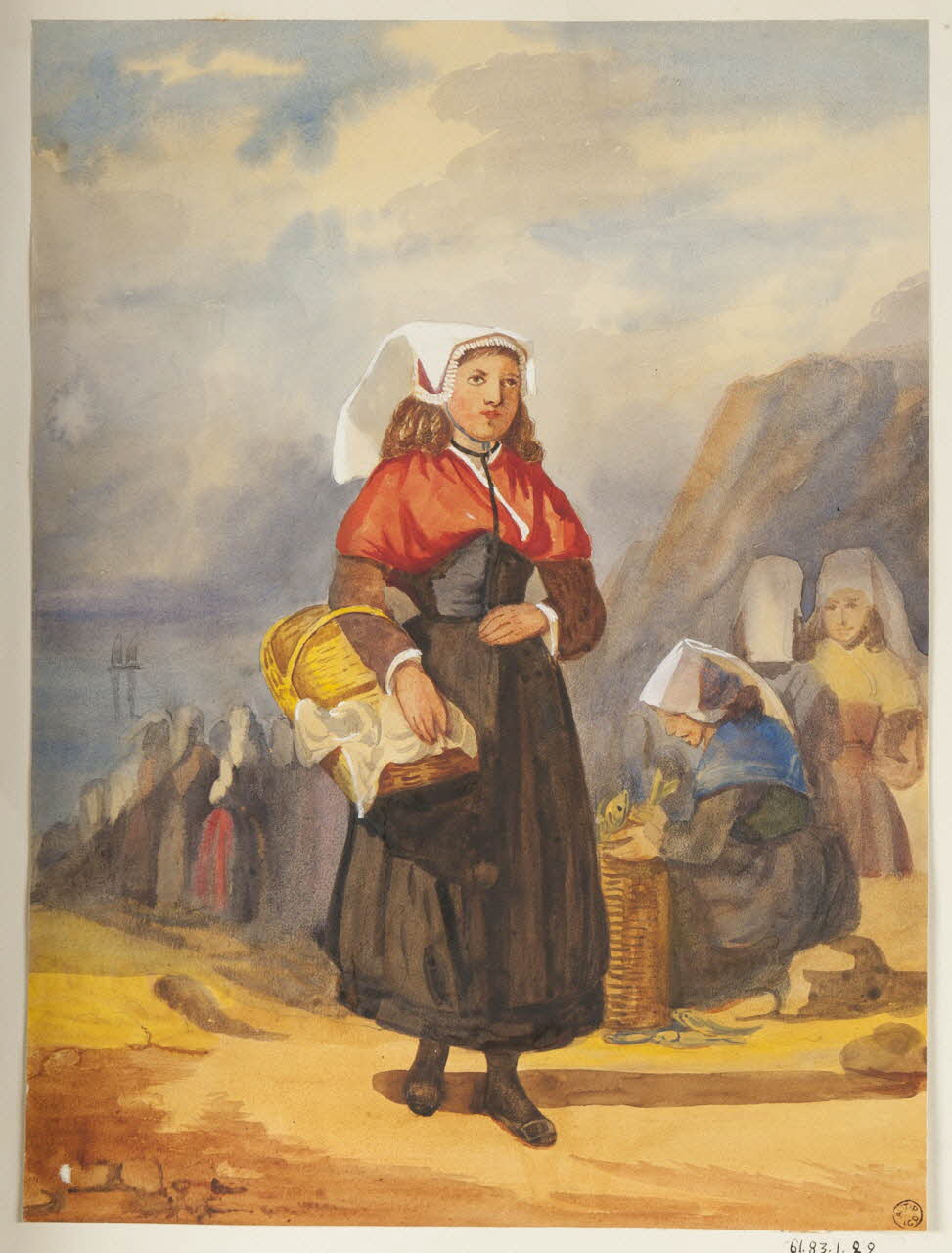 dessin Portrait de femme 1961.83.1.22 Photo