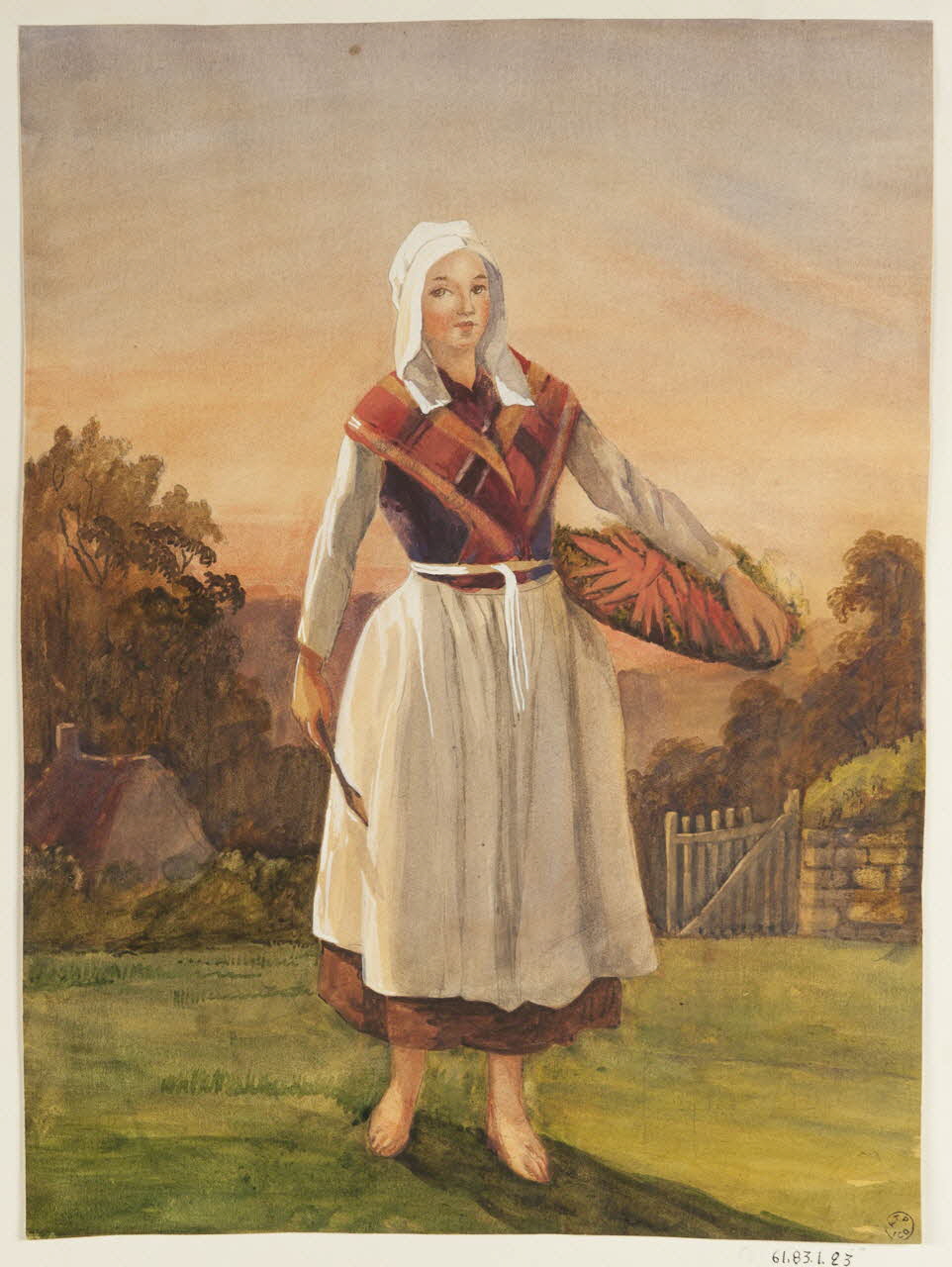 dessin Portrait de femme 1961.83.1.23 Photo