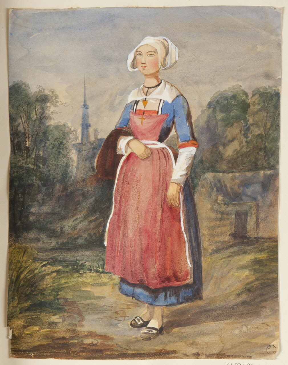 dessin Portrait de femme 1961.83.1.26 Photo