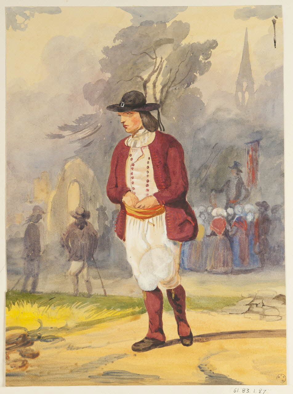 dessin Portrait d'homme 1961.83.1.27 Photo