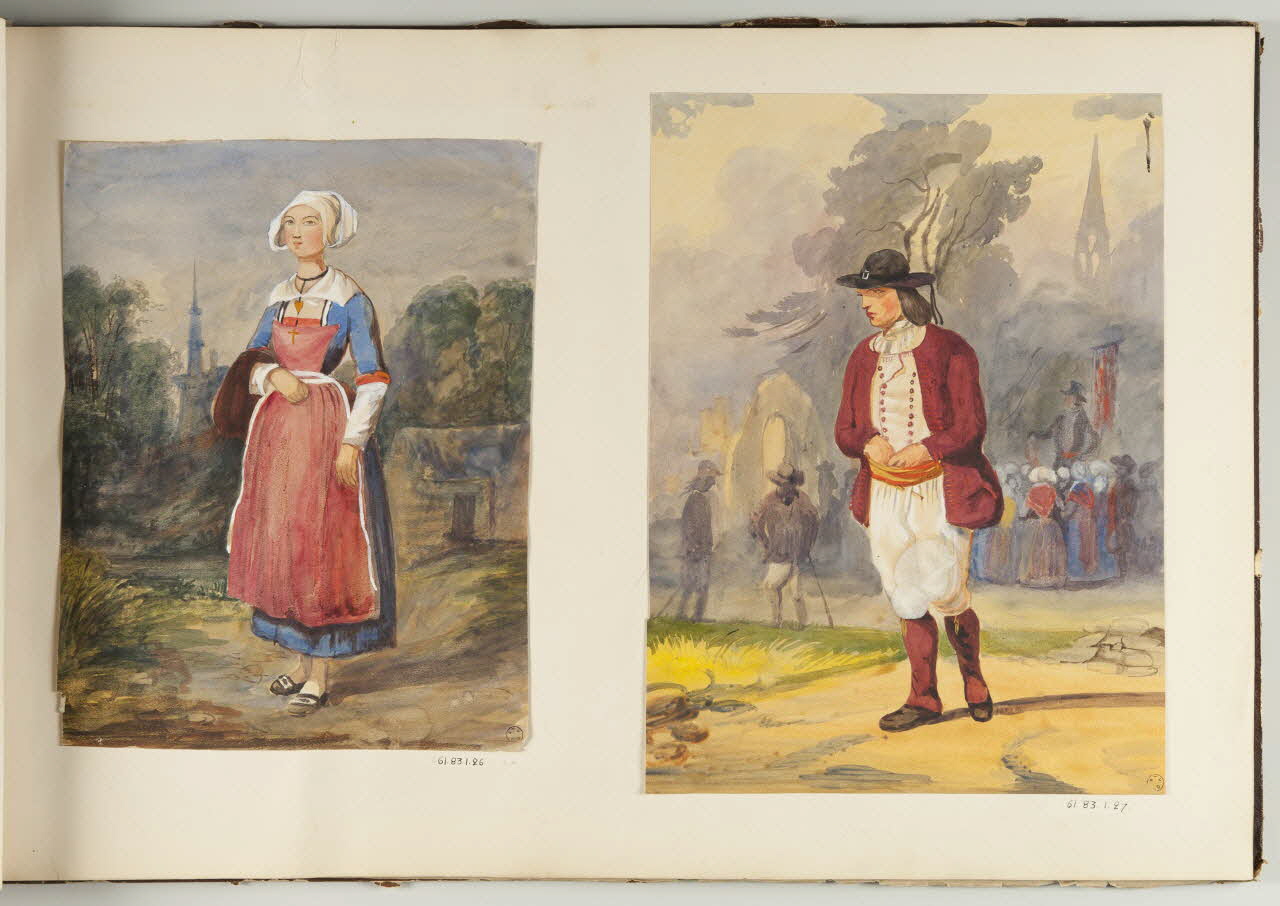 dessin Portrait d'homme 1961.83.1.27 Photo