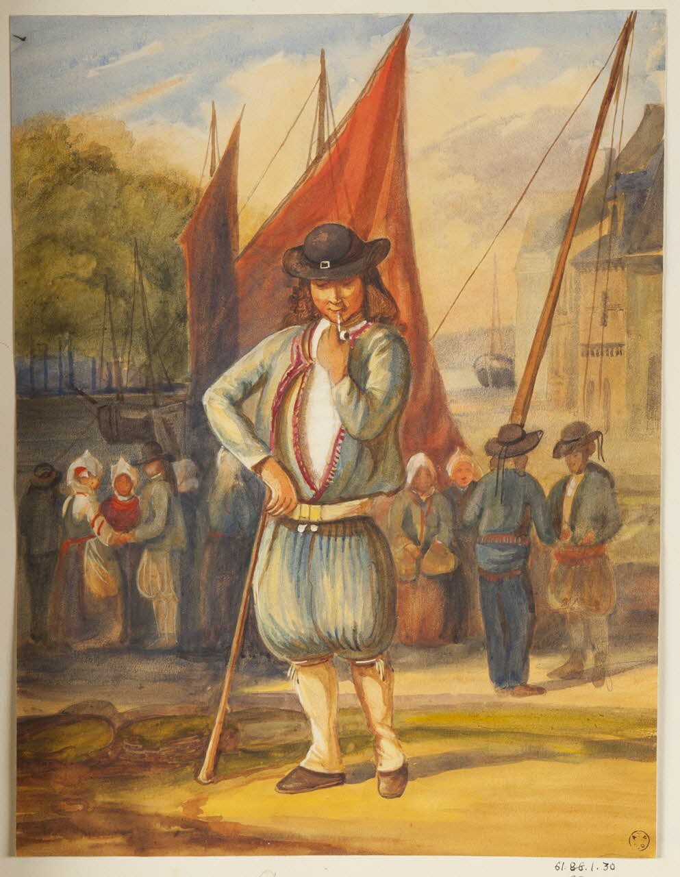 dessin Quimper 1961.83.1.30 Photo