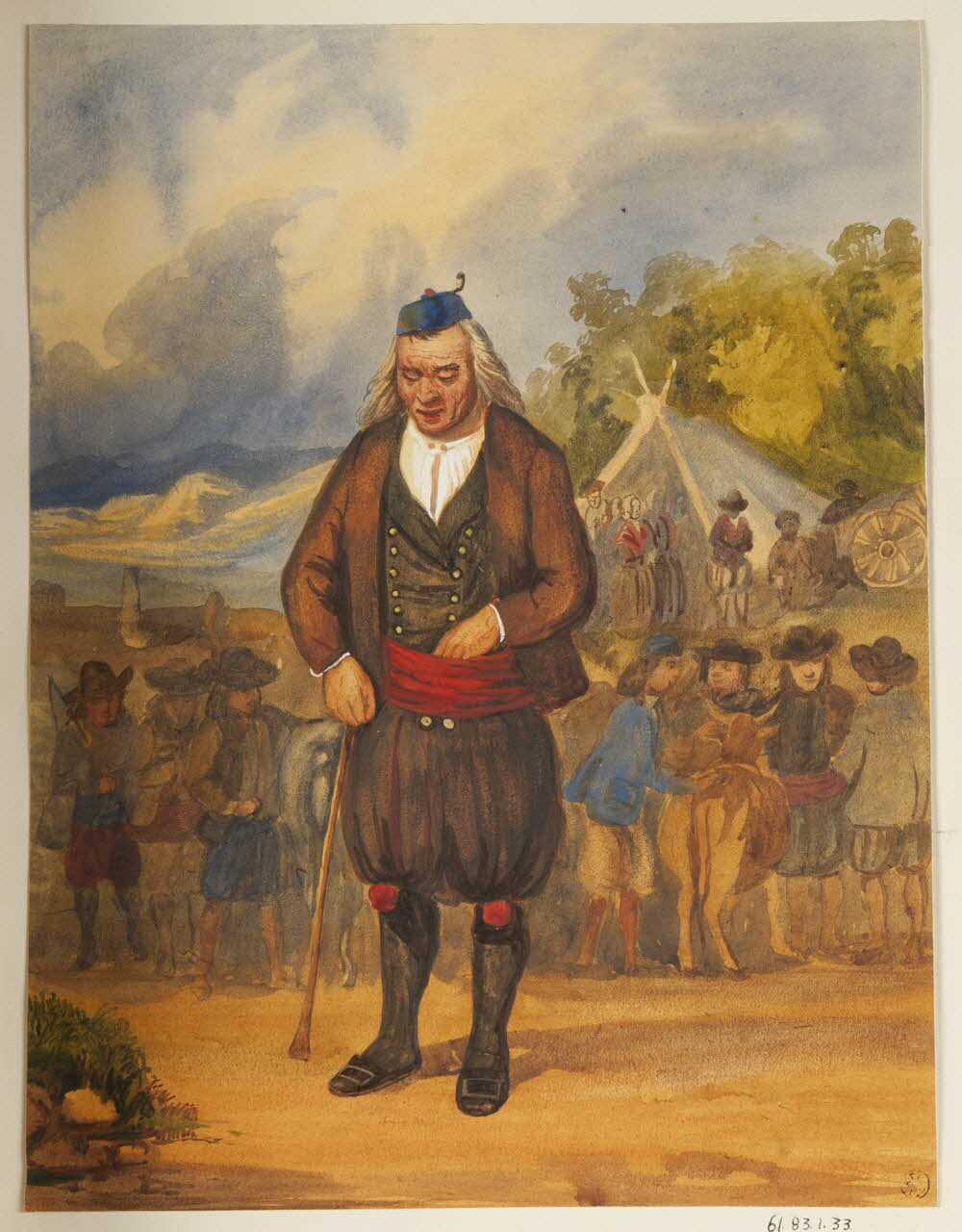 dessin Portrait d'homme 1961.83.1.33 Photo