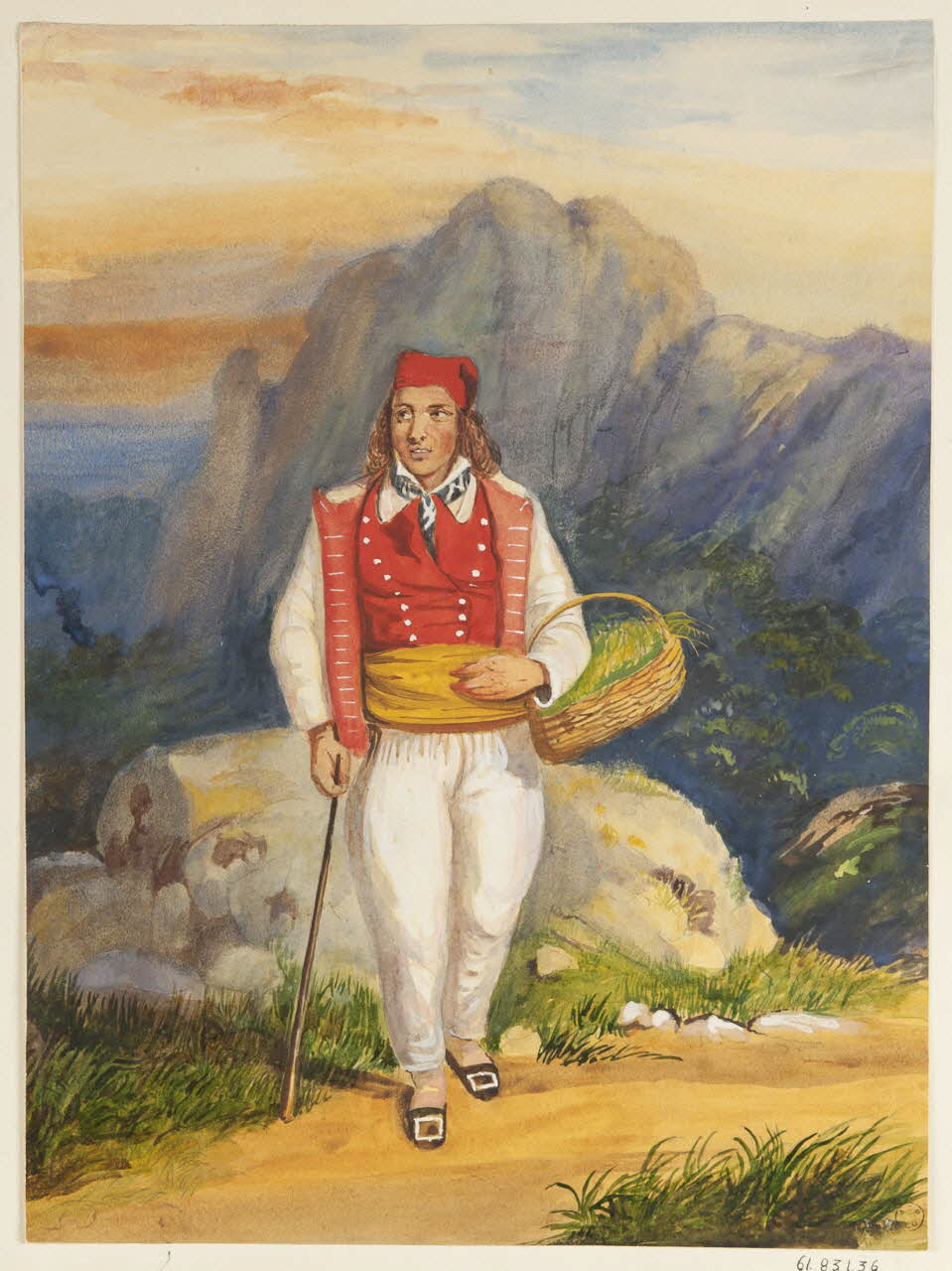 dessin Portrait d'homme 1961.83.1.36 Photo