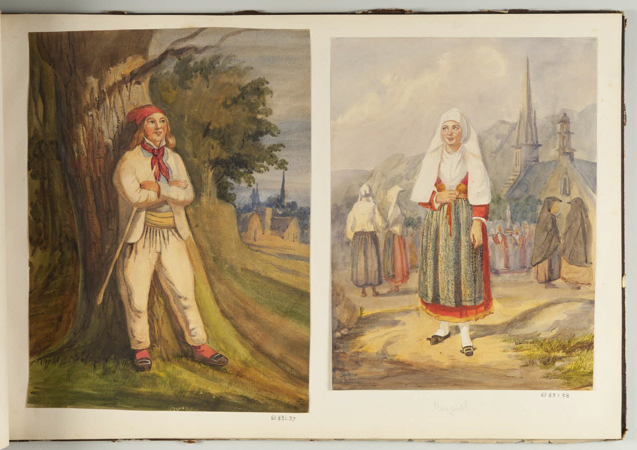 dessin Portrait de jeune homme 1961.83.1.37 Photo