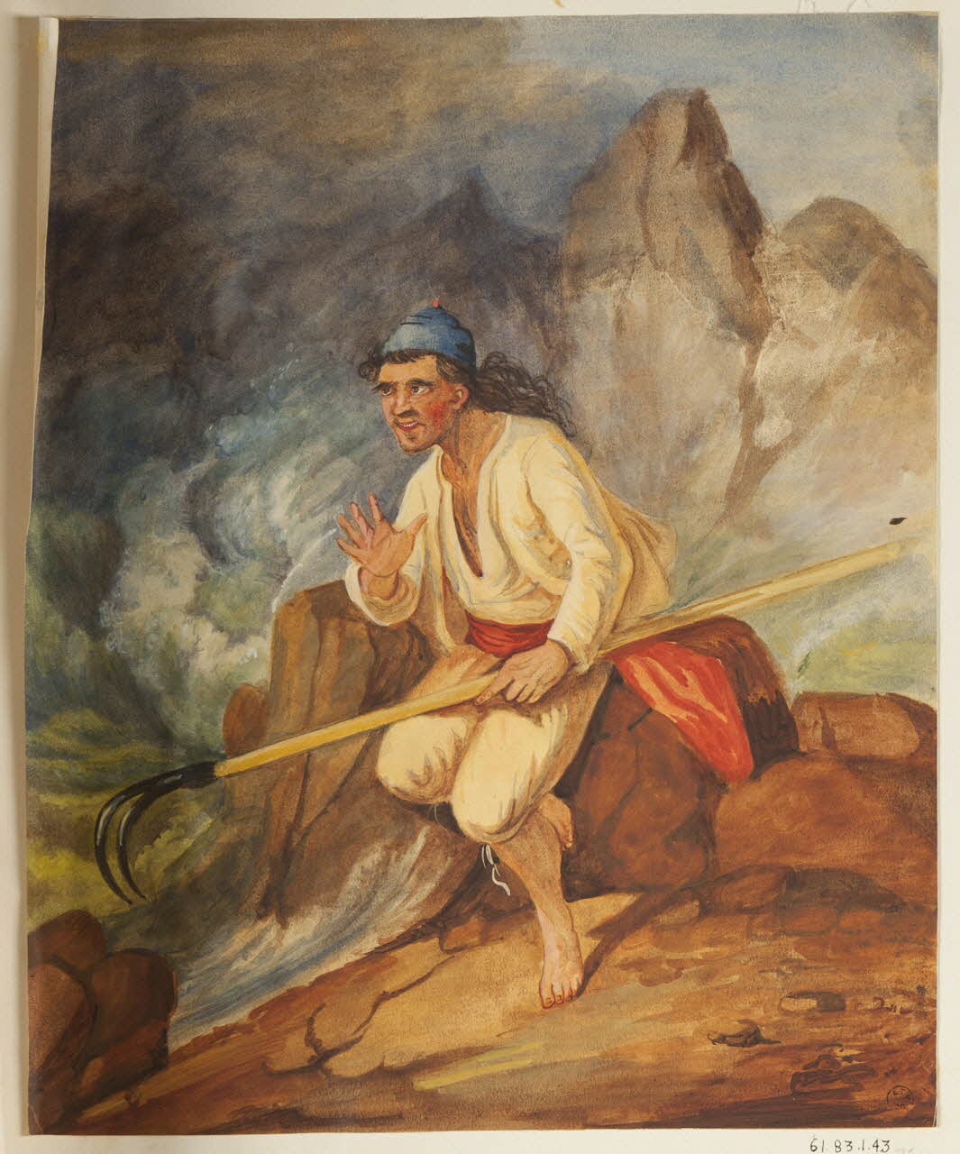 dessin Portrait d'homme 1961.83.1.43 Photo