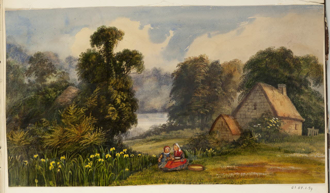 dessin Scène de campagne 1961.83.1.59 Photo