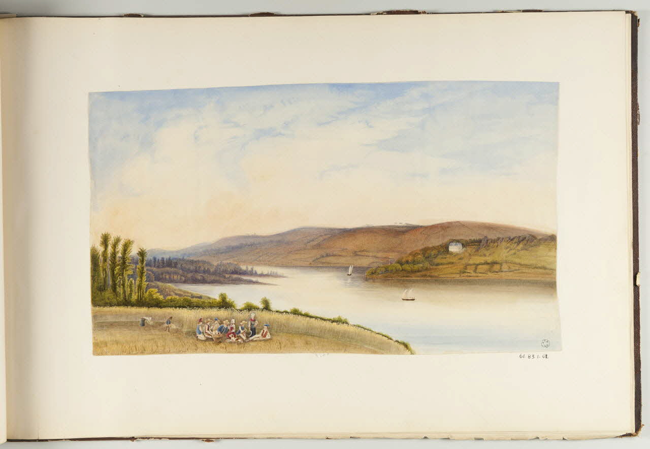 dessin Déjeuner pendant la moisson 1961.83.1.62 Photo