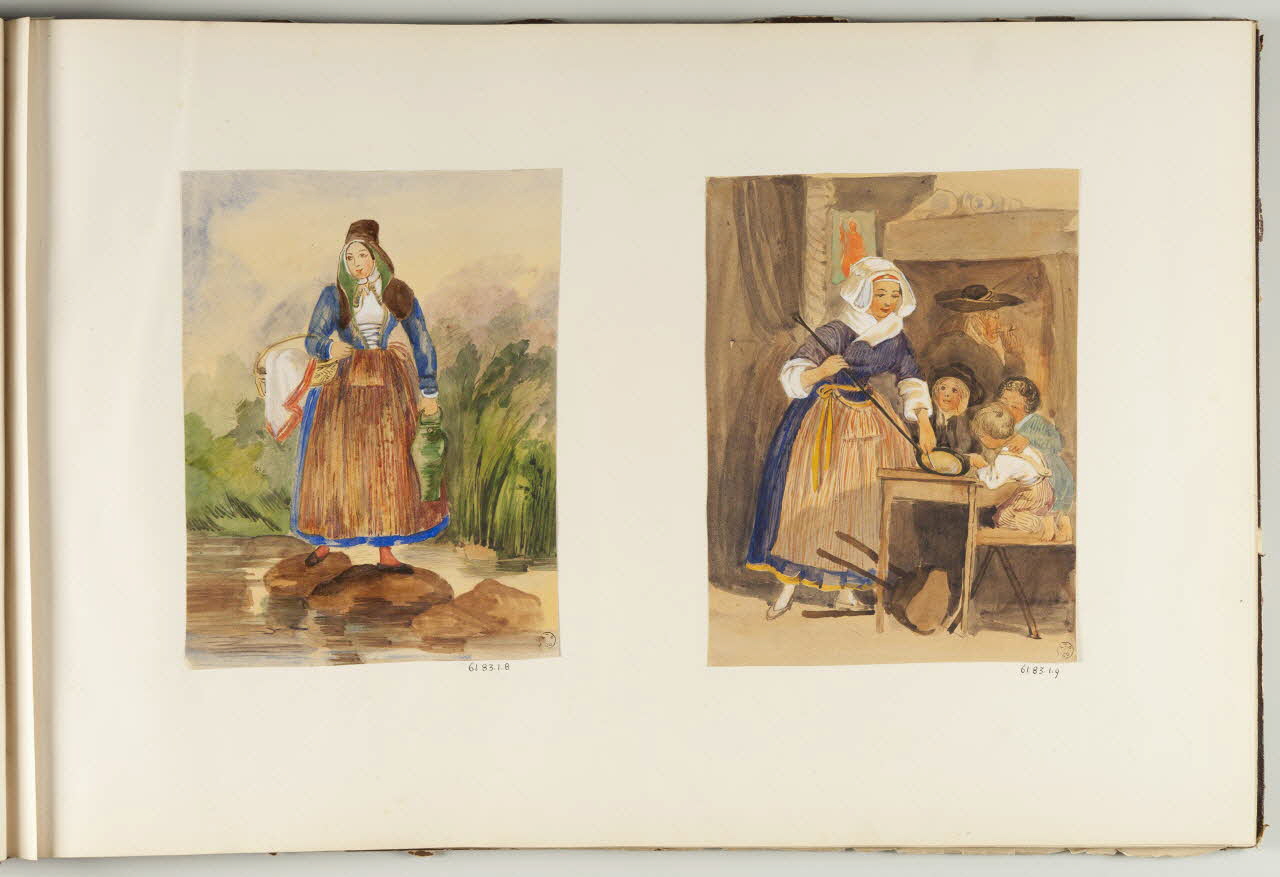 dessin Portrait de femme 1961.83.1.8 Photo