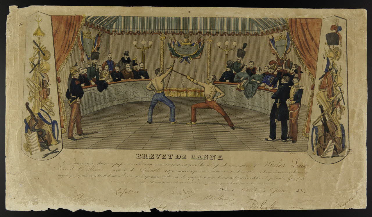 estampe BREVET DE CANNE 1961.93.1 Photo