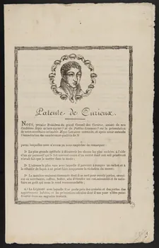 estampe Patente de Curieux 1962.124.10 Photo