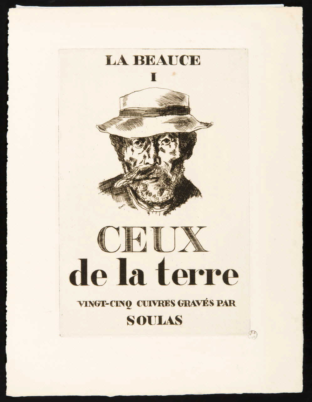 estampe LA BEAUCE  I  CEUX  de la terre 1962.127.2 Photo